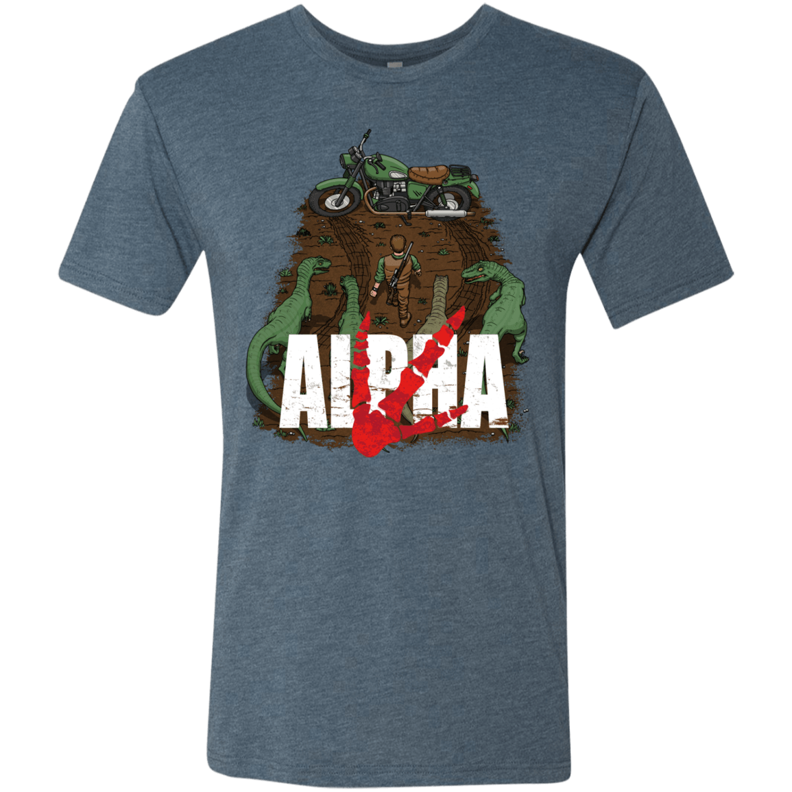 T-Shirts Indigo / Small Akira Park Men's Triblend T-Shirt