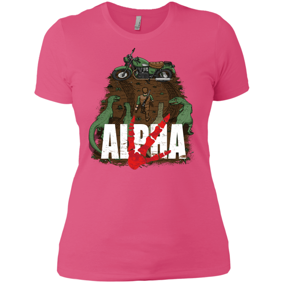 T-Shirts Hot Pink / X-Small Akira Park Women's Premium T-Shirt