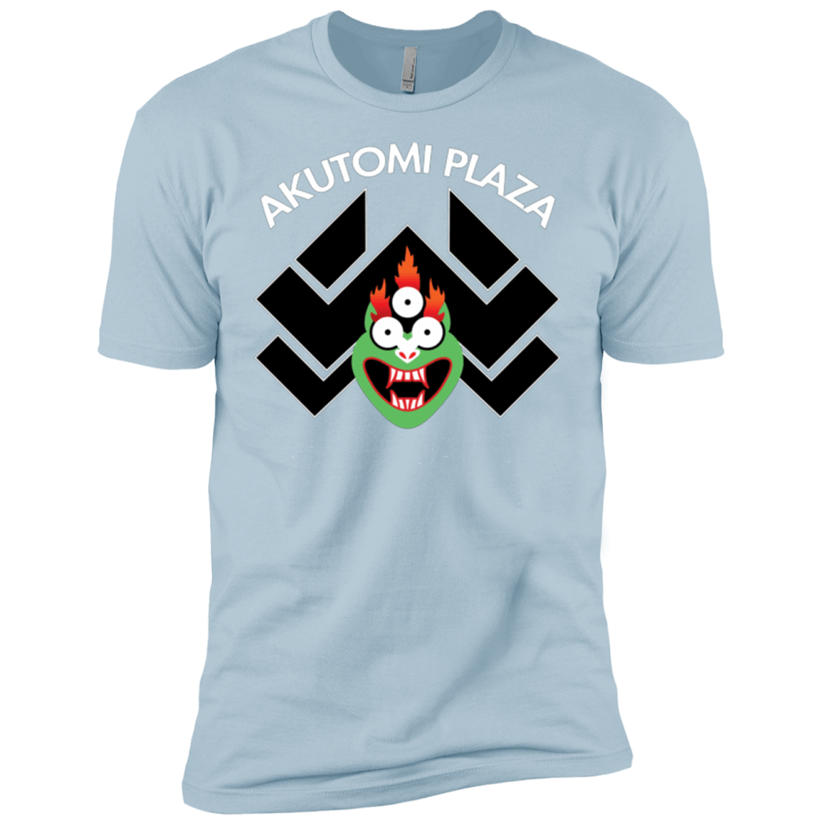 T-Shirts Light Blue / YXS Akutomi Plaza Boys Premium T-Shirt