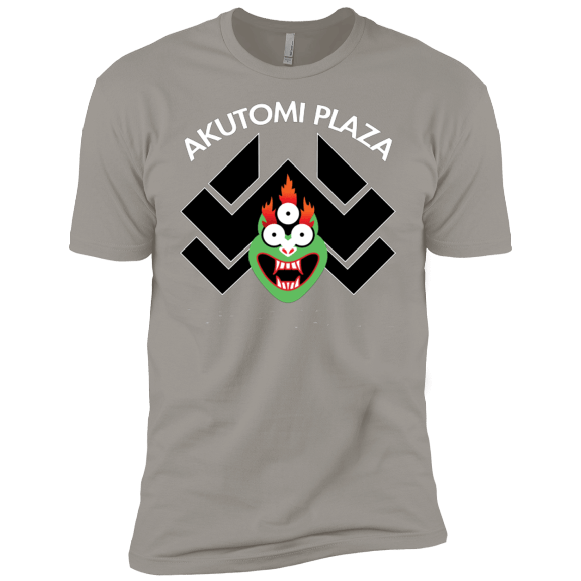 T-Shirts Light Grey / YXS Akutomi Plaza Boys Premium T-Shirt