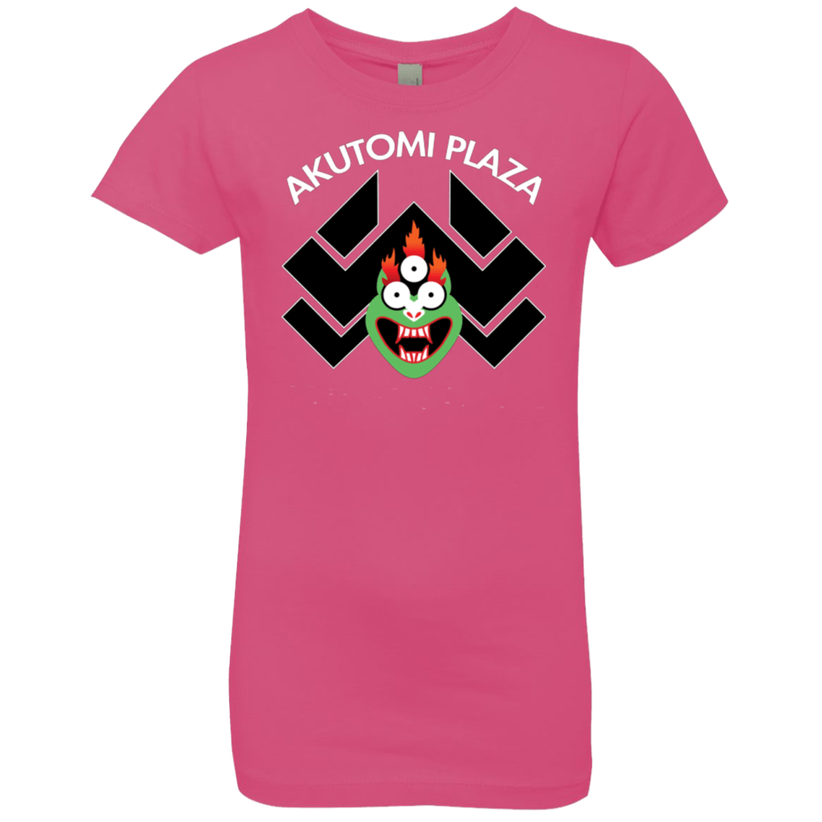 T-Shirts Hot Pink / YXS Akutomi Plaza Girls Premium T-Shirt