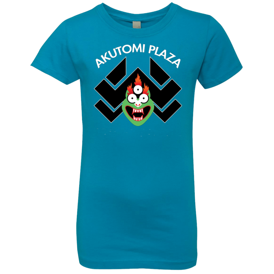 T-Shirts Turquoise / YXS Akutomi Plaza Girls Premium T-Shirt