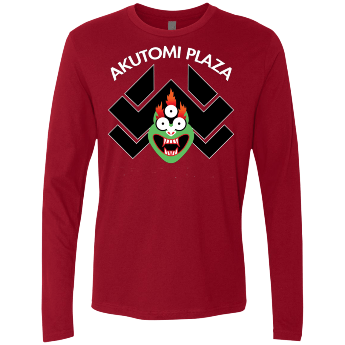 T-Shirts Cardinal / Small Akutomi Plaza Men's Premium Long Sleeve