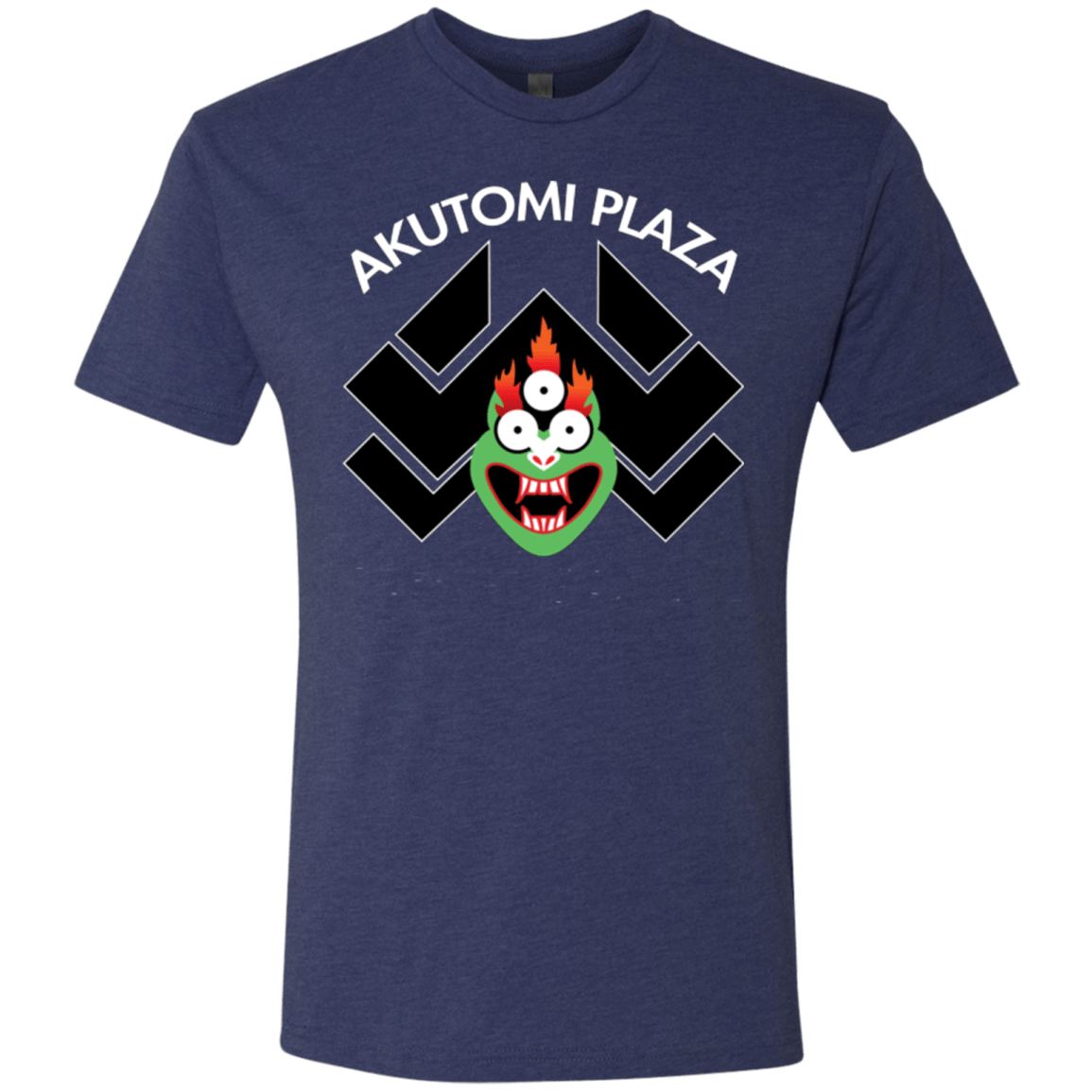 T-Shirts Vintage Navy / Small Akutomi Plaza Men's Triblend T-Shirt