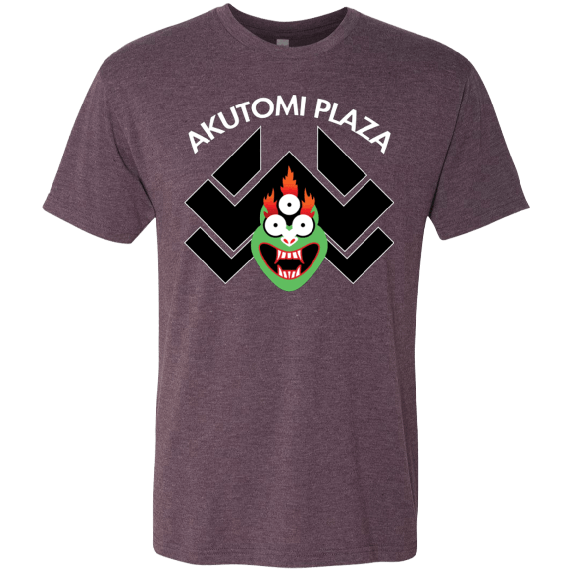 T-Shirts Vintage Purple / Small Akutomi Plaza Men's Triblend T-Shirt