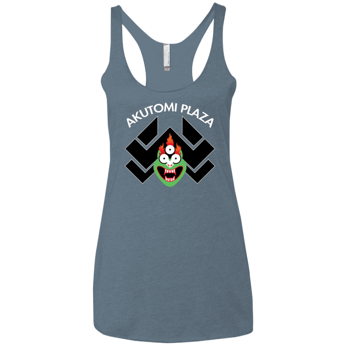 T-Shirts Indigo / X-Small Akutomi Plaza Women's Triblend Racerback Tank
