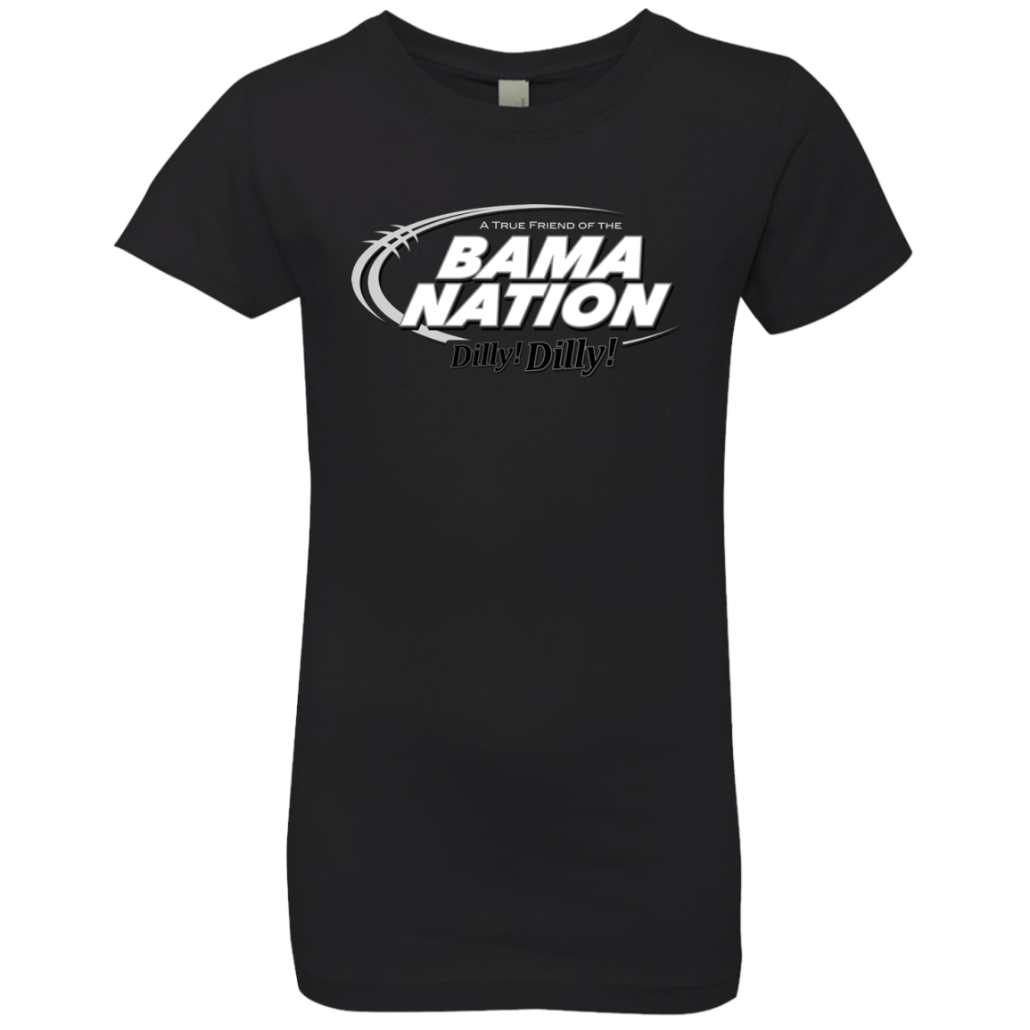 T-Shirts Black / YXS Alabama Dilly Dilly Girls Premium T-Shirt