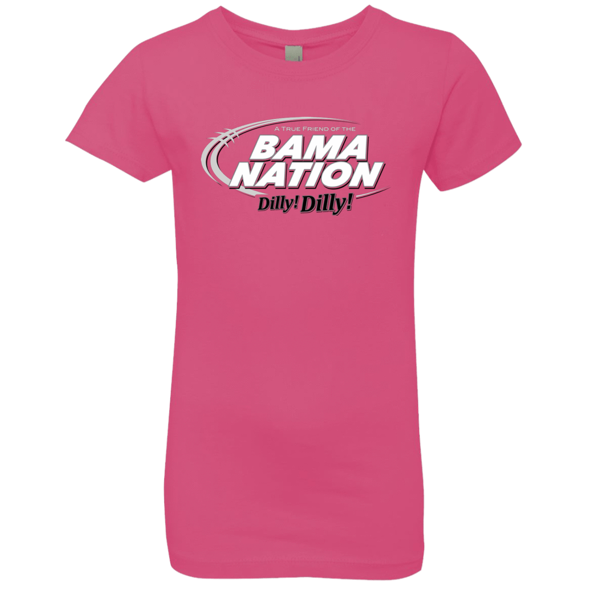 T-Shirts Hot Pink / YXS Alabama Dilly Dilly Girls Premium T-Shirt