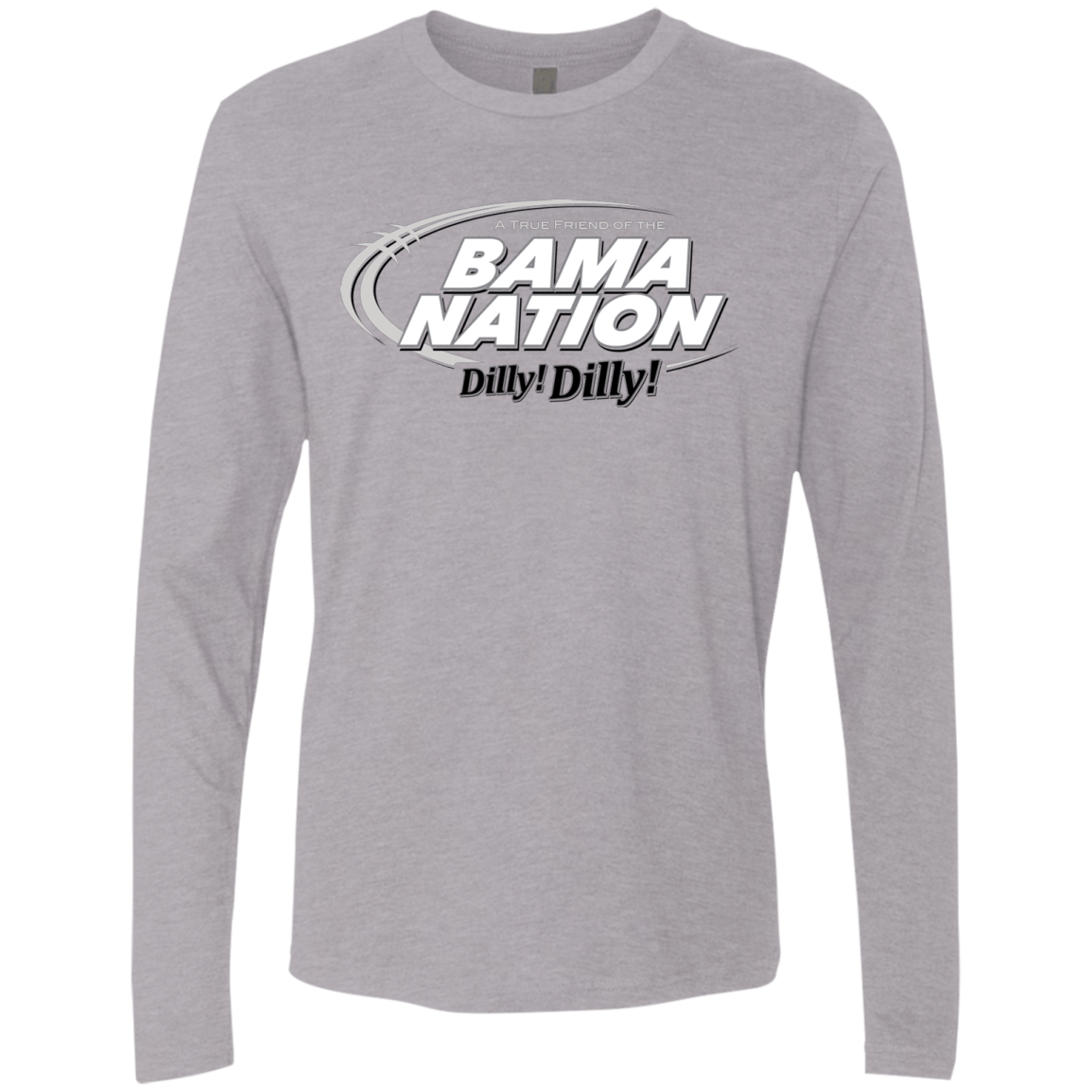 T-Shirts Heather Grey / Small Alabama Dilly Dilly Men's Premium Long Sleeve