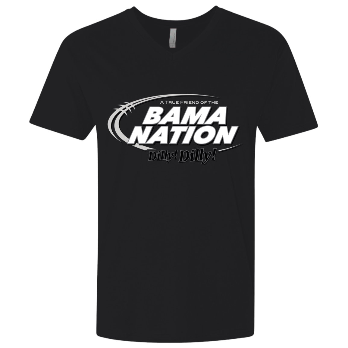 T-Shirts Black / X-Small Alabama Dilly Dilly Men's Premium V-Neck