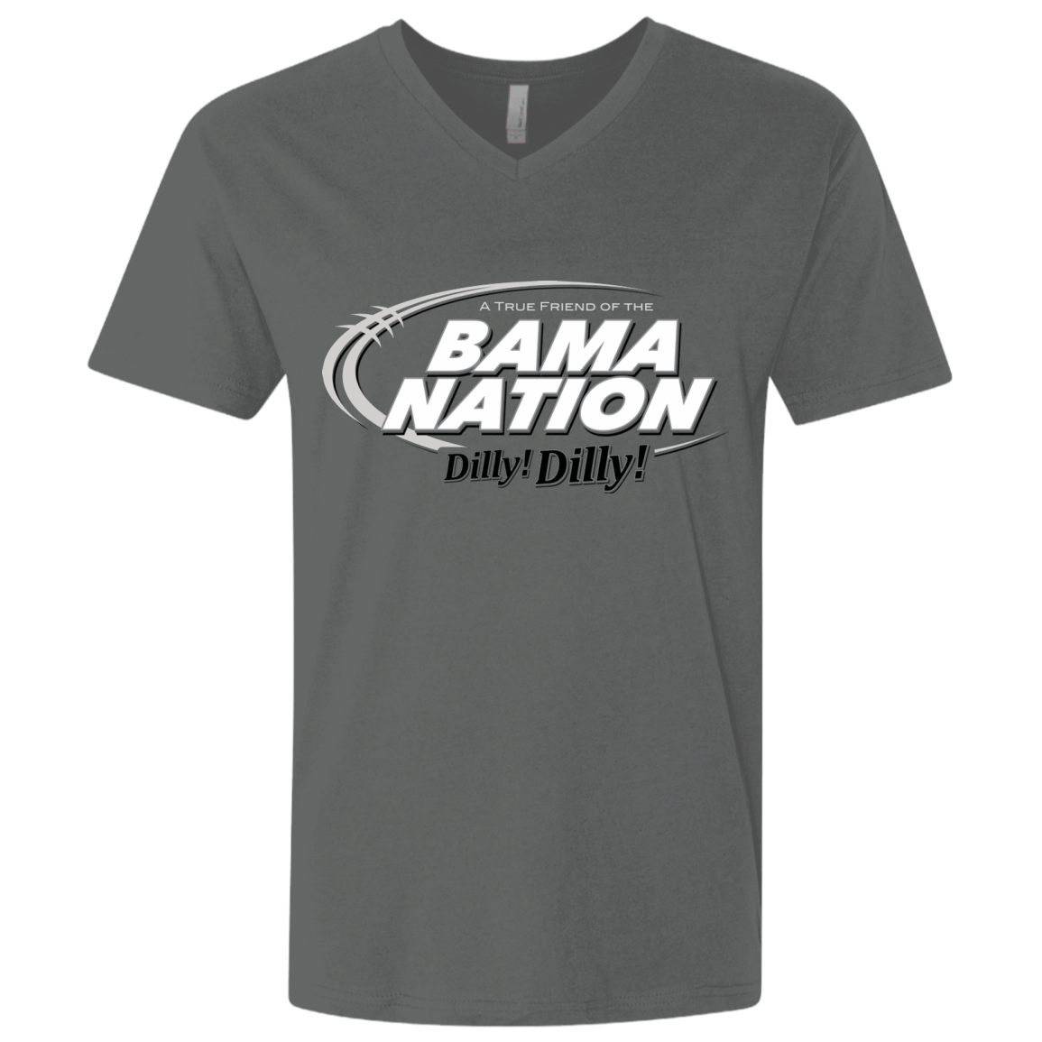 T-Shirts Heavy Metal / X-Small Alabama Dilly Dilly Men's Premium V-Neck