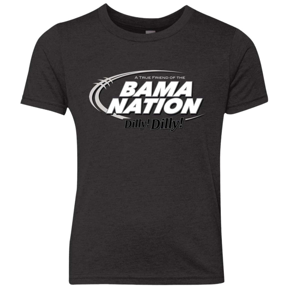 T-Shirts Vintage Black / YXS Alabama Dilly Dilly Youth Triblend T-Shirt