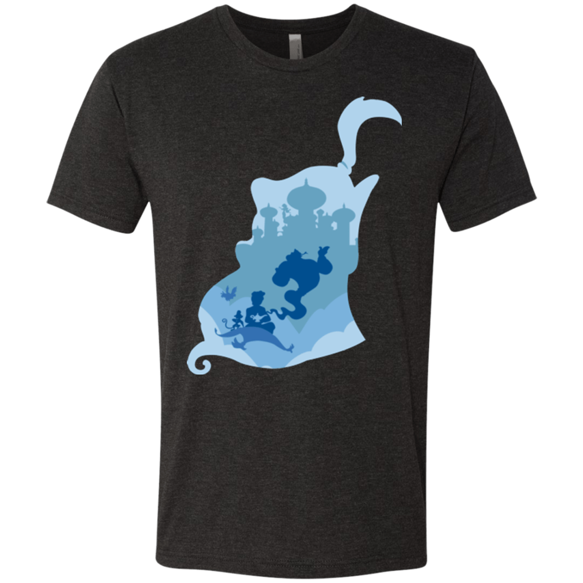 T-Shirts Vintage Black / Small Aladdin Portrait-pop Men's Triblend T-Shirt
