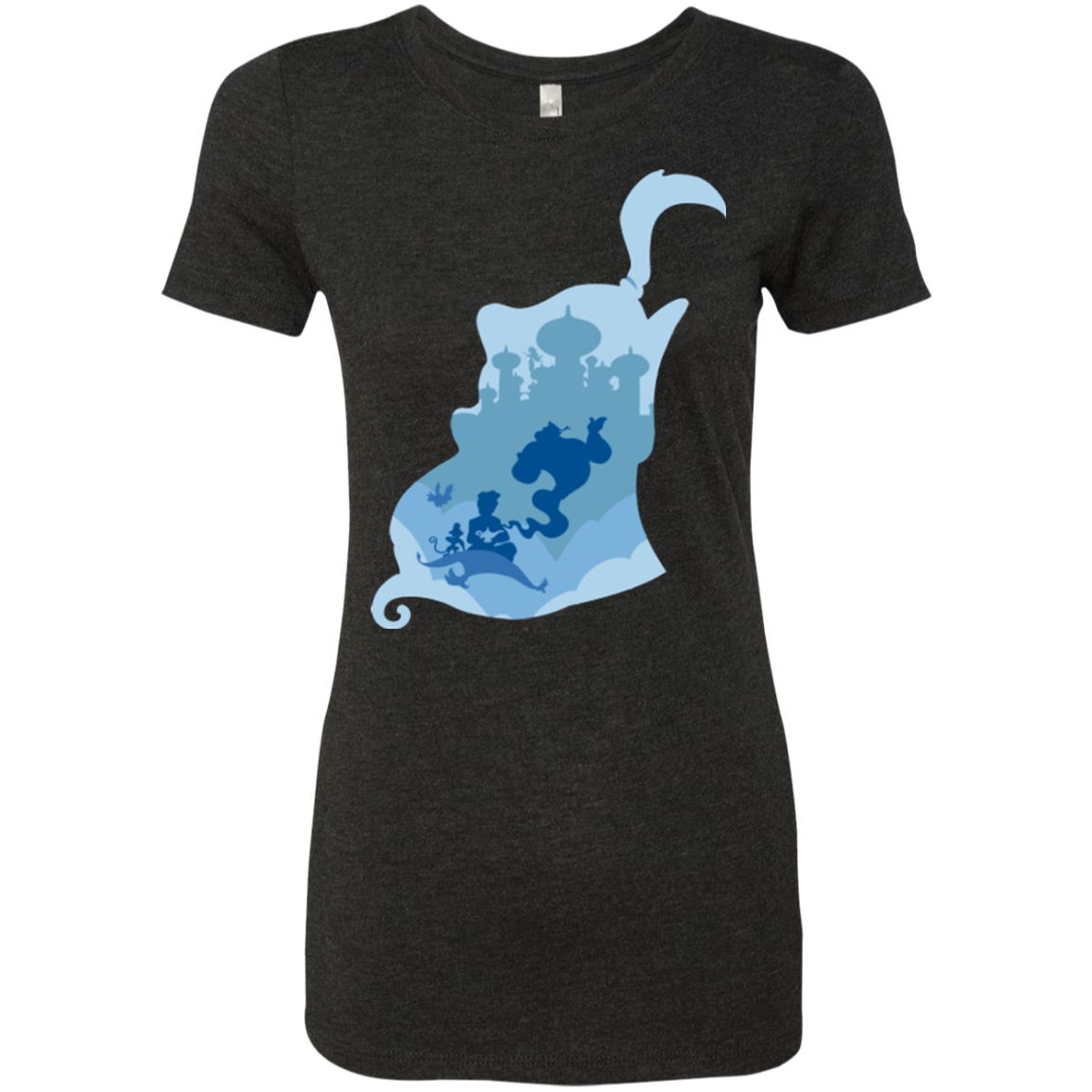 T-Shirts Vintage Black / Small Aladdin Portrait-pop Women's Triblend T-Shirt