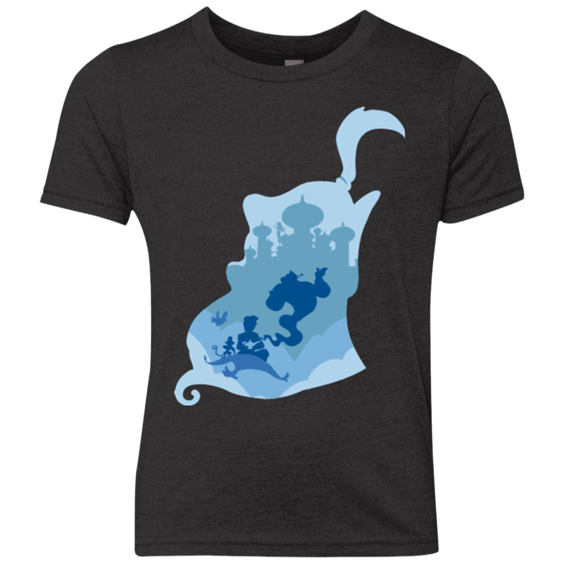 T-Shirts Vintage Black / YXS Aladdin Portrait-pop Youth Triblend T-Shirt