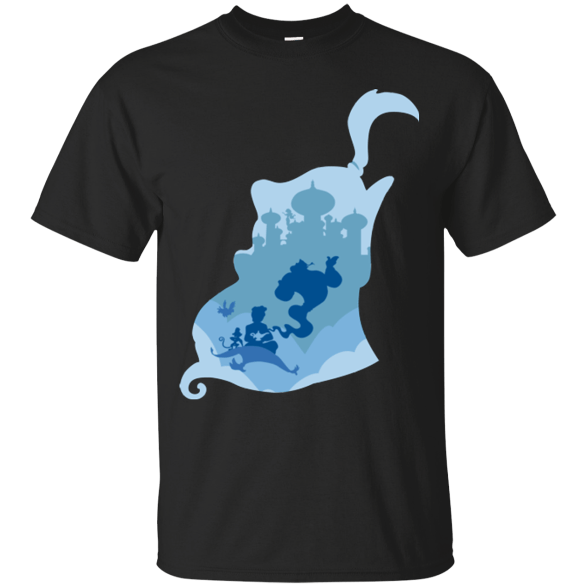 T-Shirts Black / Small Aladdin Portrait T-Shirt