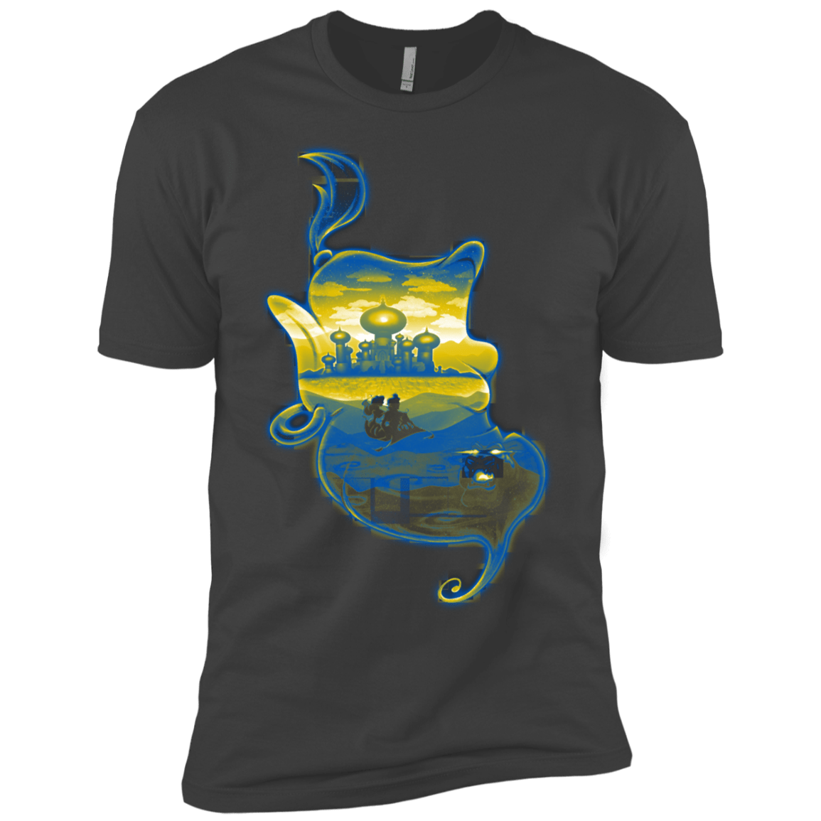 T-Shirts Heavy Metal / YXS Aladdin Silhouette Boys Premium T-Shirt