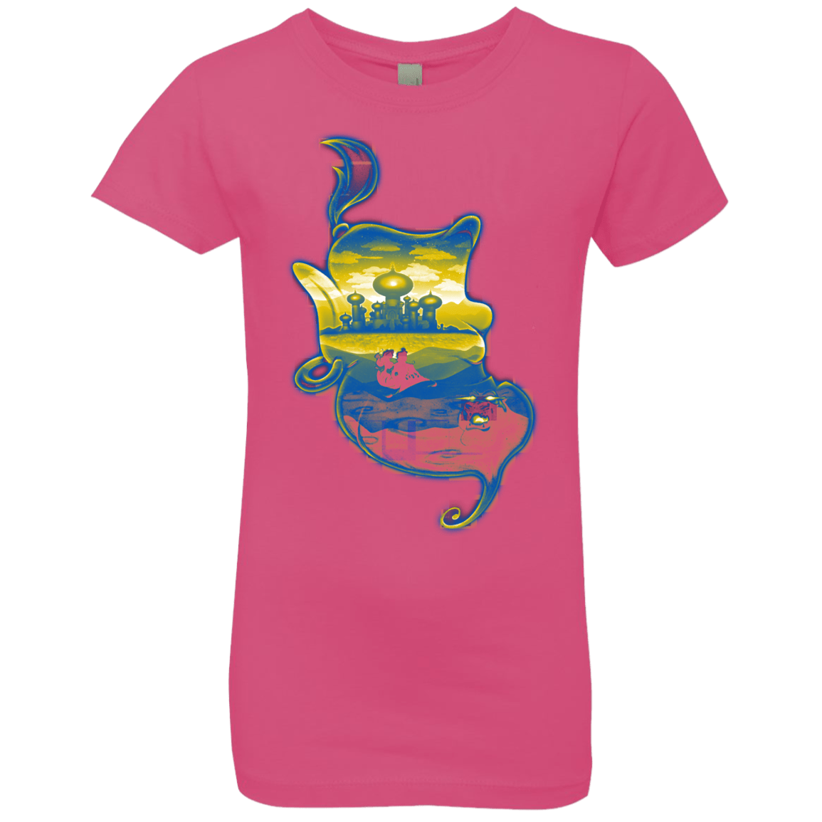 T-Shirts Hot Pink / YXS Aladdin Silhouette Girls Premium T-Shirt