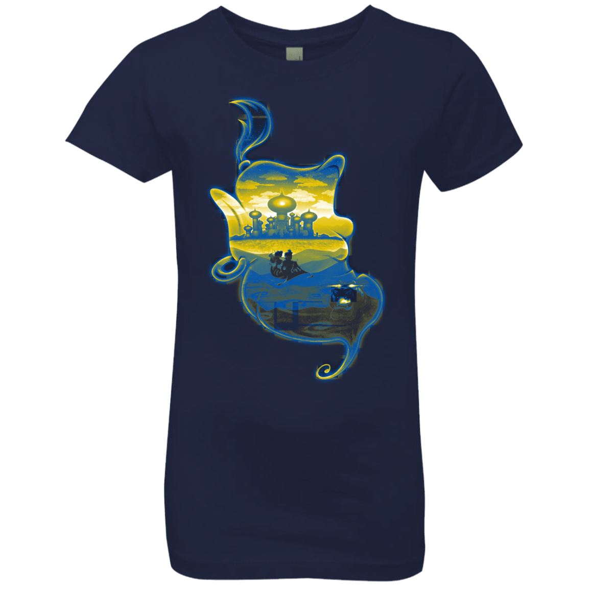 T-Shirts Midnight Navy / YXS Aladdin Silhouette Girls Premium T-Shirt