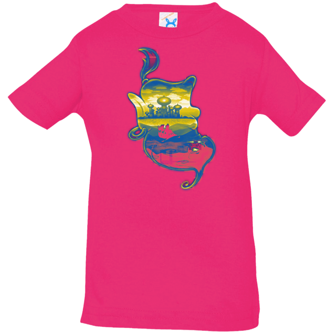 T-Shirts Hot Pink / 6 Months Aladdin Silhouette Infant Premium T-Shirt