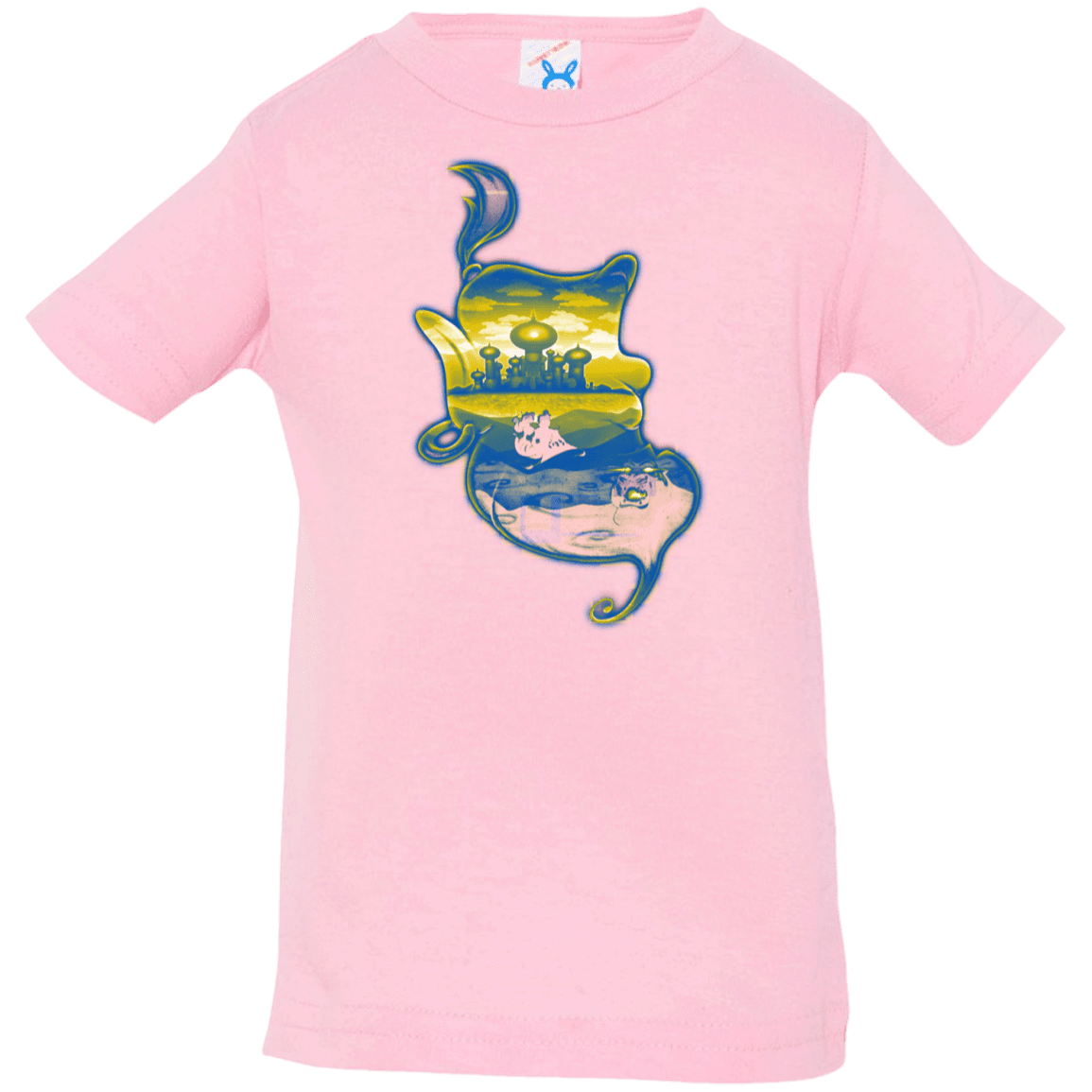 T-Shirts Pink / 6 Months Aladdin Silhouette Infant Premium T-Shirt