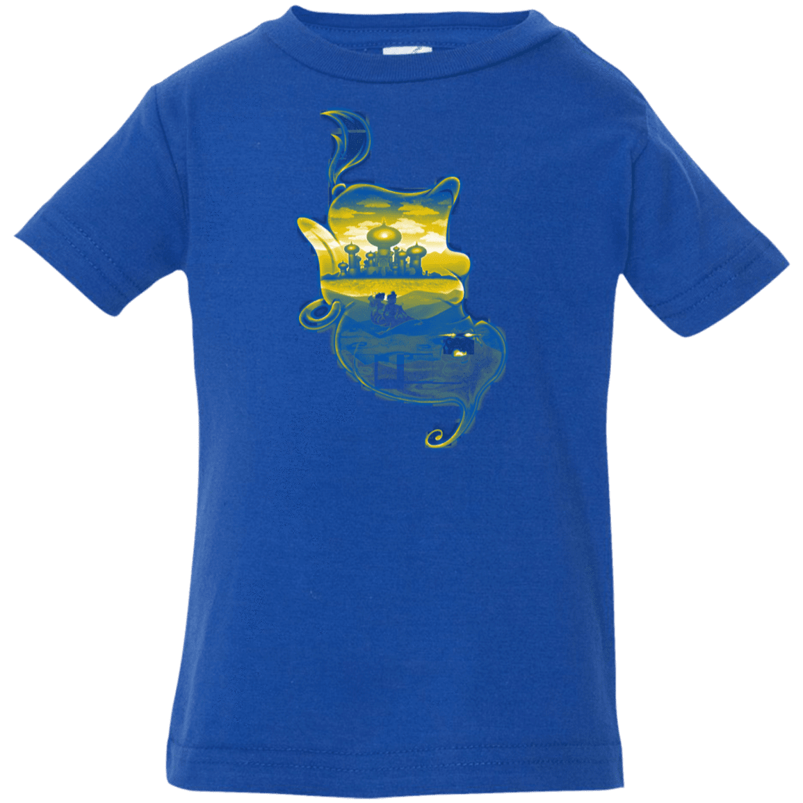 T-Shirts Royal / 6 Months Aladdin Silhouette Infant Premium T-Shirt