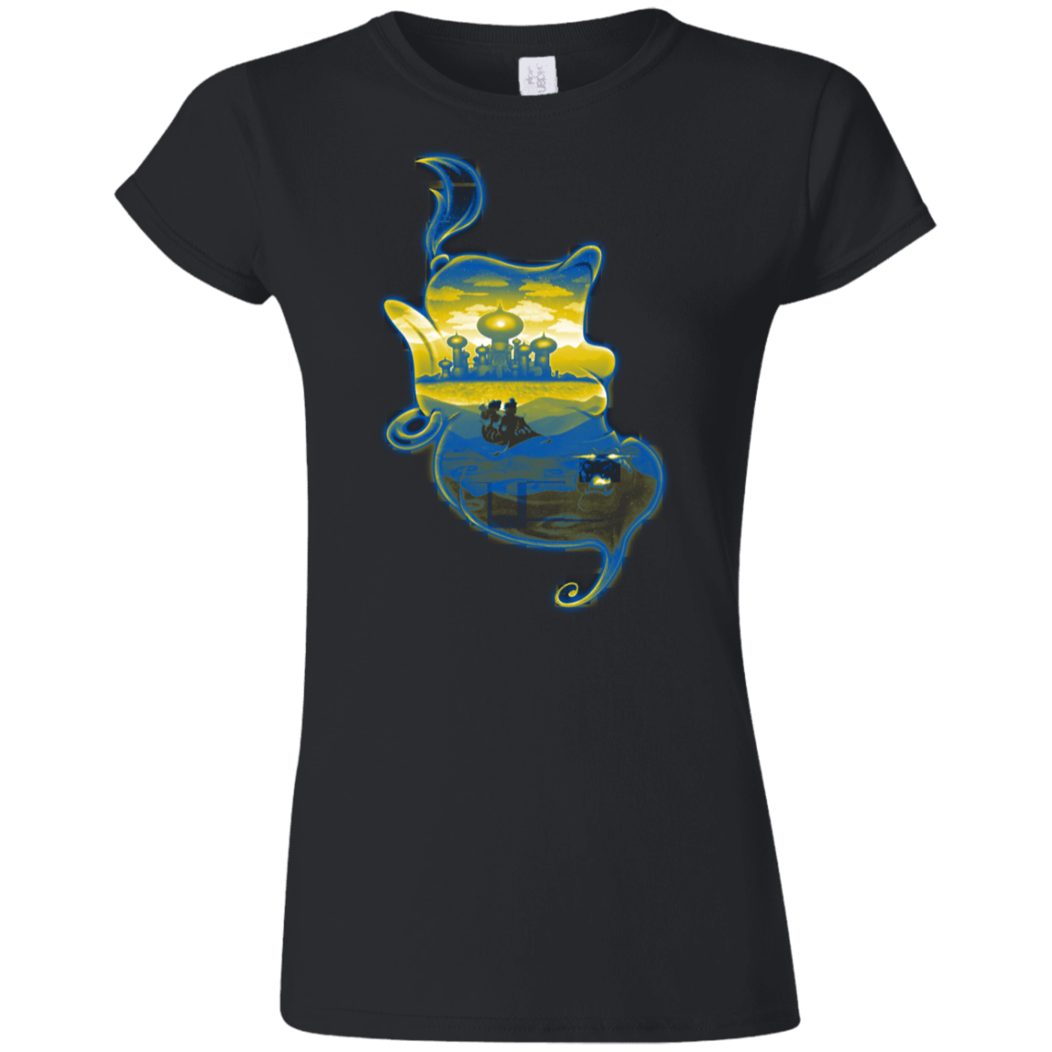 T-Shirts Black / S Aladdin Silhouette Junior Slimmer-Fit T-Shirt