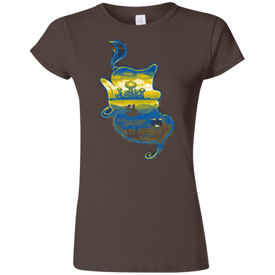 T-Shirts Dark Chocolate / S Aladdin Silhouette Junior Slimmer-Fit T-Shirt