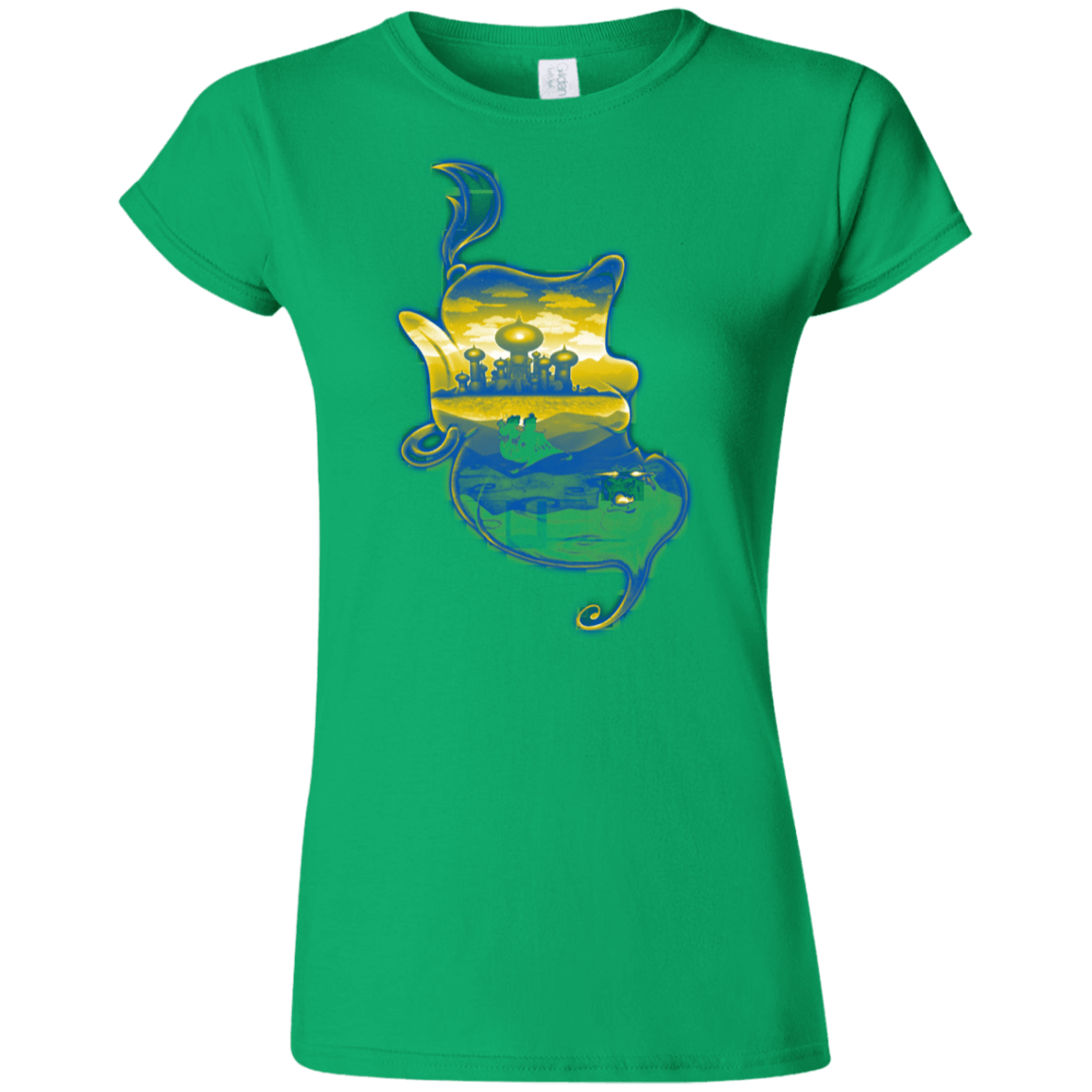 T-Shirts Irish Green / S Aladdin Silhouette Junior Slimmer-Fit T-Shirt