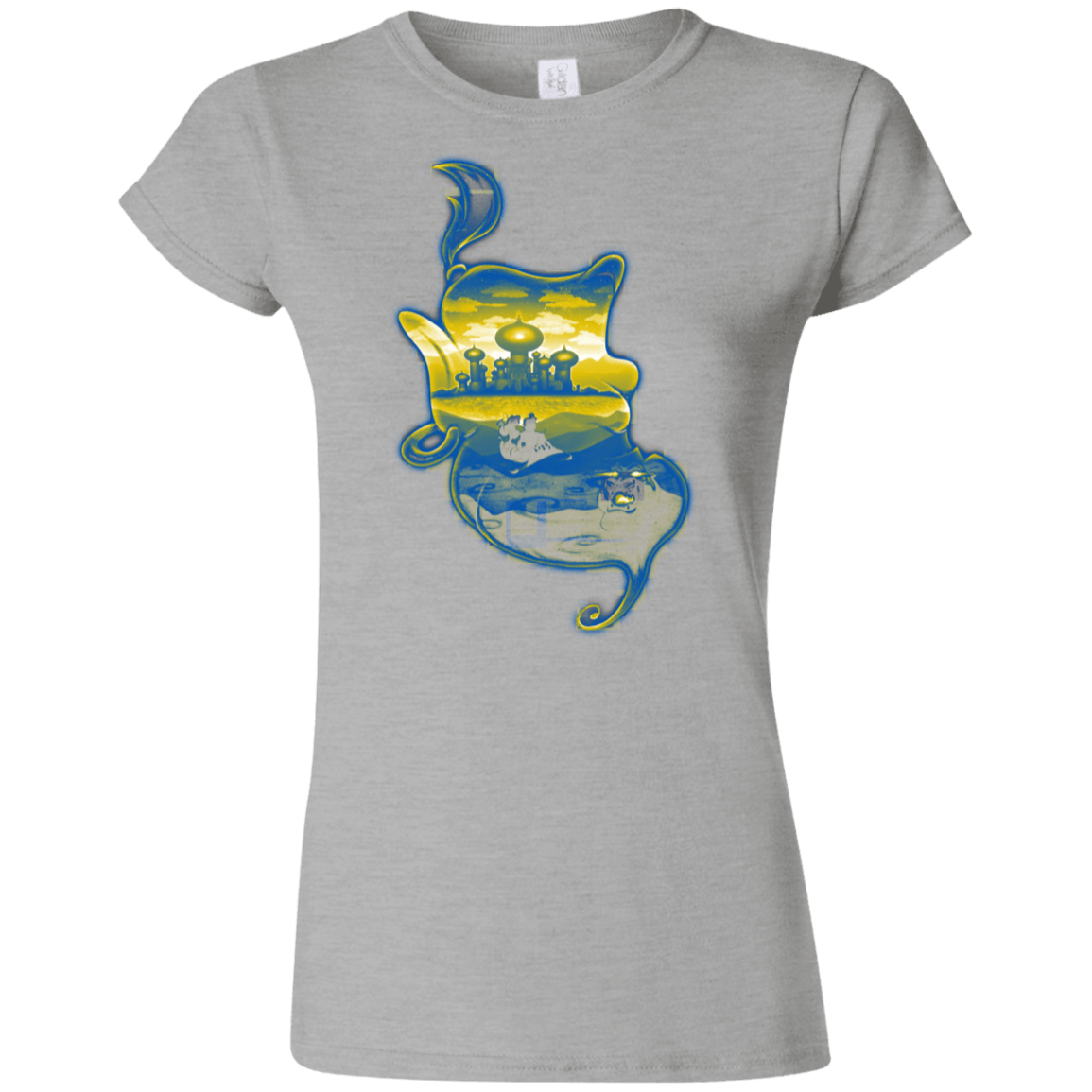 T-Shirts Sport Grey / S Aladdin Silhouette Junior Slimmer-Fit T-Shirt