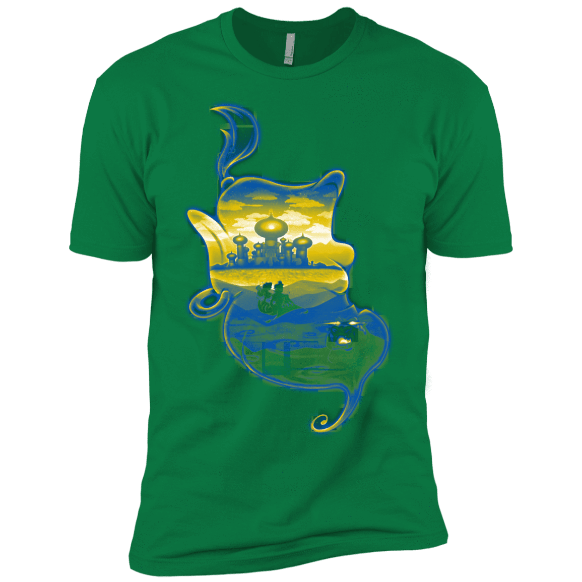 T-Shirts Kelly Green / X-Small Aladdin Silhouette Men's Premium T-Shirt