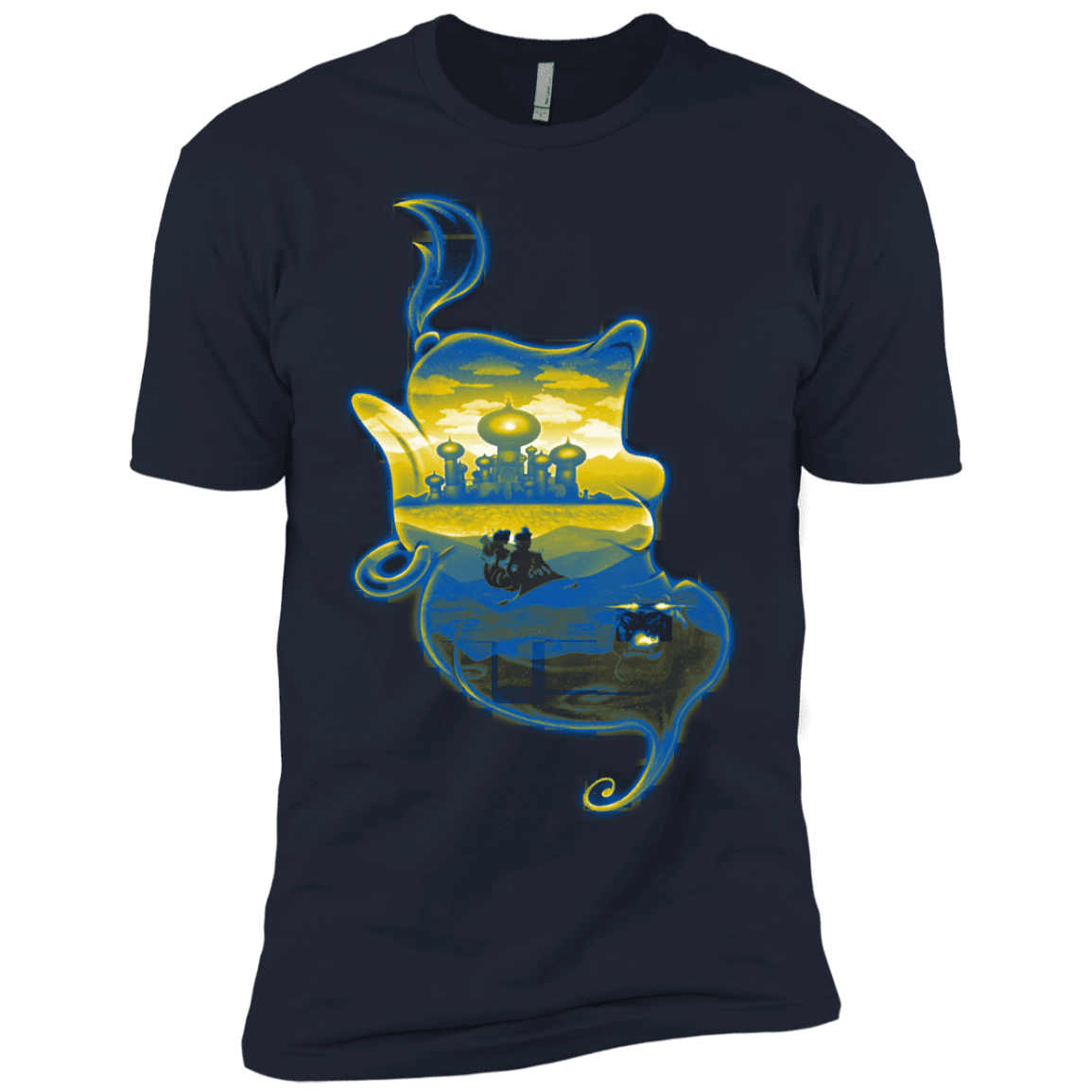 T-Shirts Midnight Navy / X-Small Aladdin Silhouette Men's Premium T-Shirt