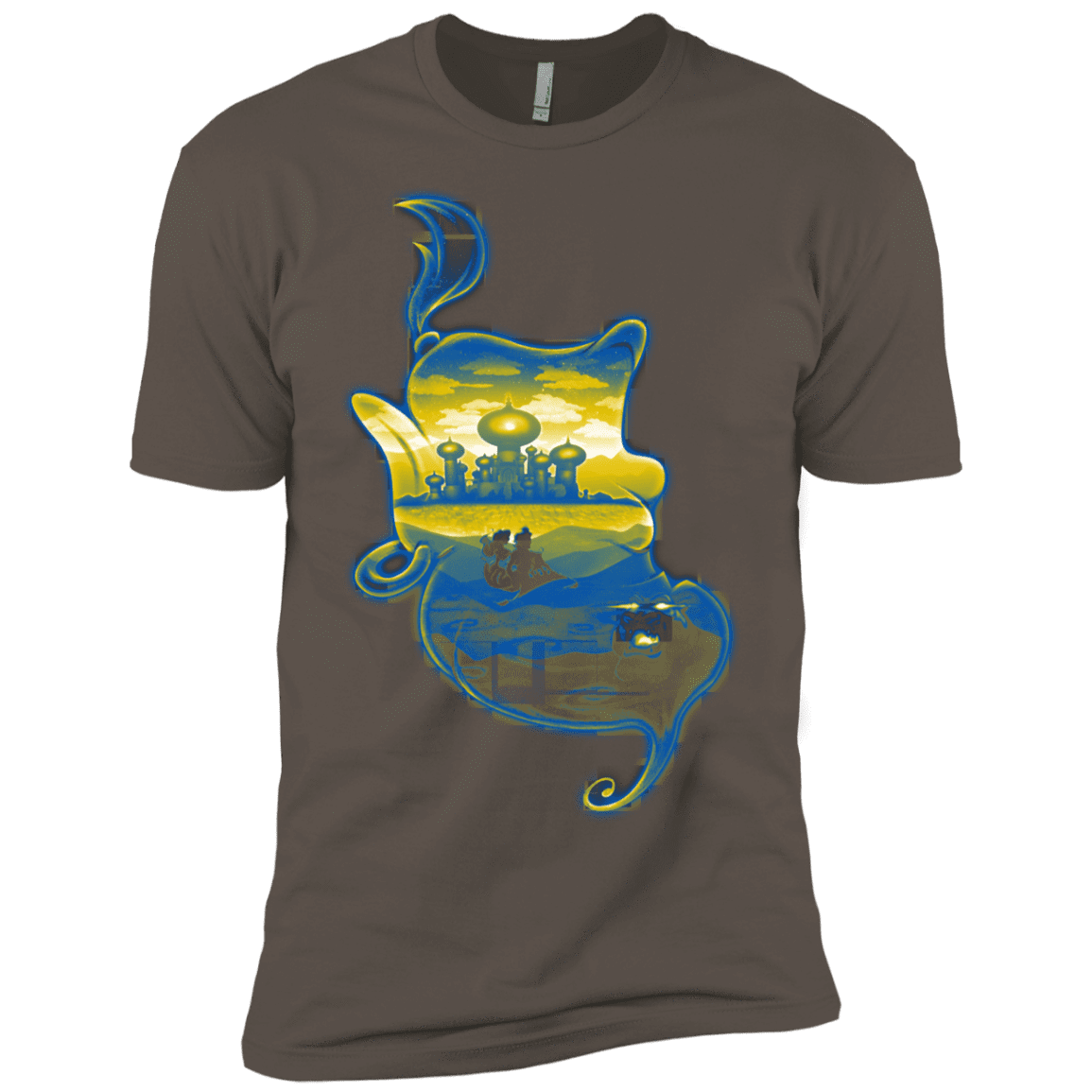 T-Shirts Warm Grey / X-Small Aladdin Silhouette Men's Premium T-Shirt