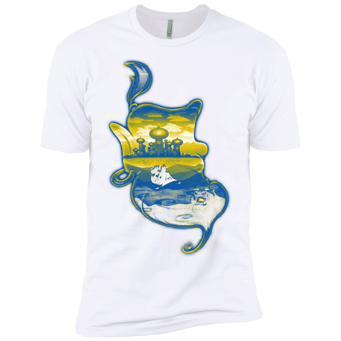T-Shirts White / X-Small Aladdin Silhouette Men's Premium T-Shirt