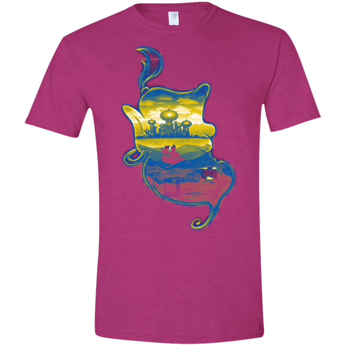 T-Shirts Antique Heliconia / S Aladdin Silhouette Men's Semi-Fitted Softstyle