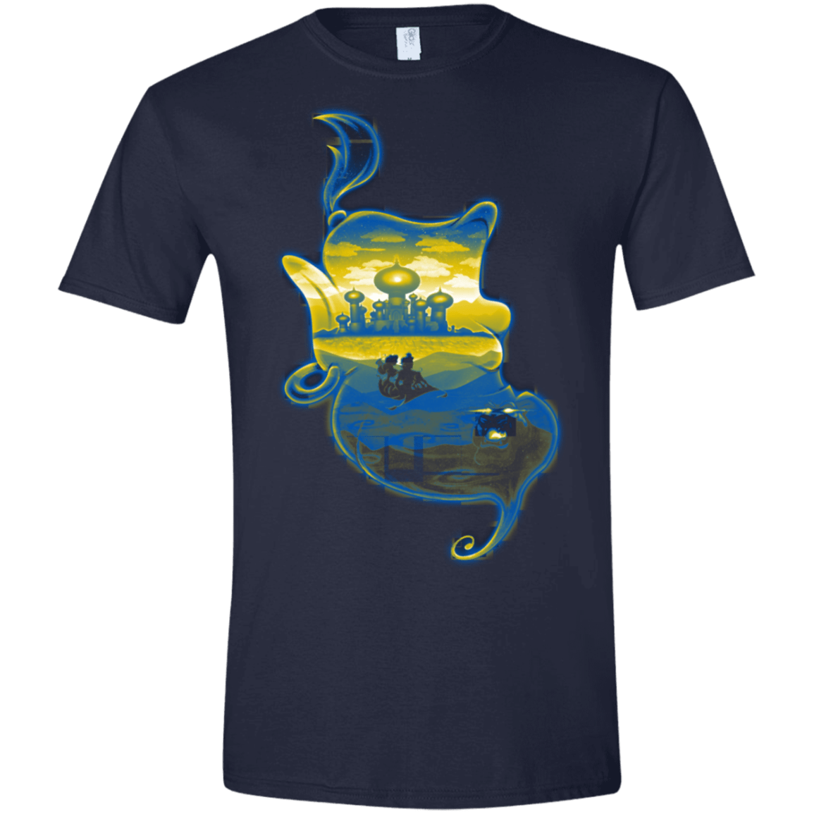 T-Shirts Navy / X-Small Aladdin Silhouette Men's Semi-Fitted Softstyle