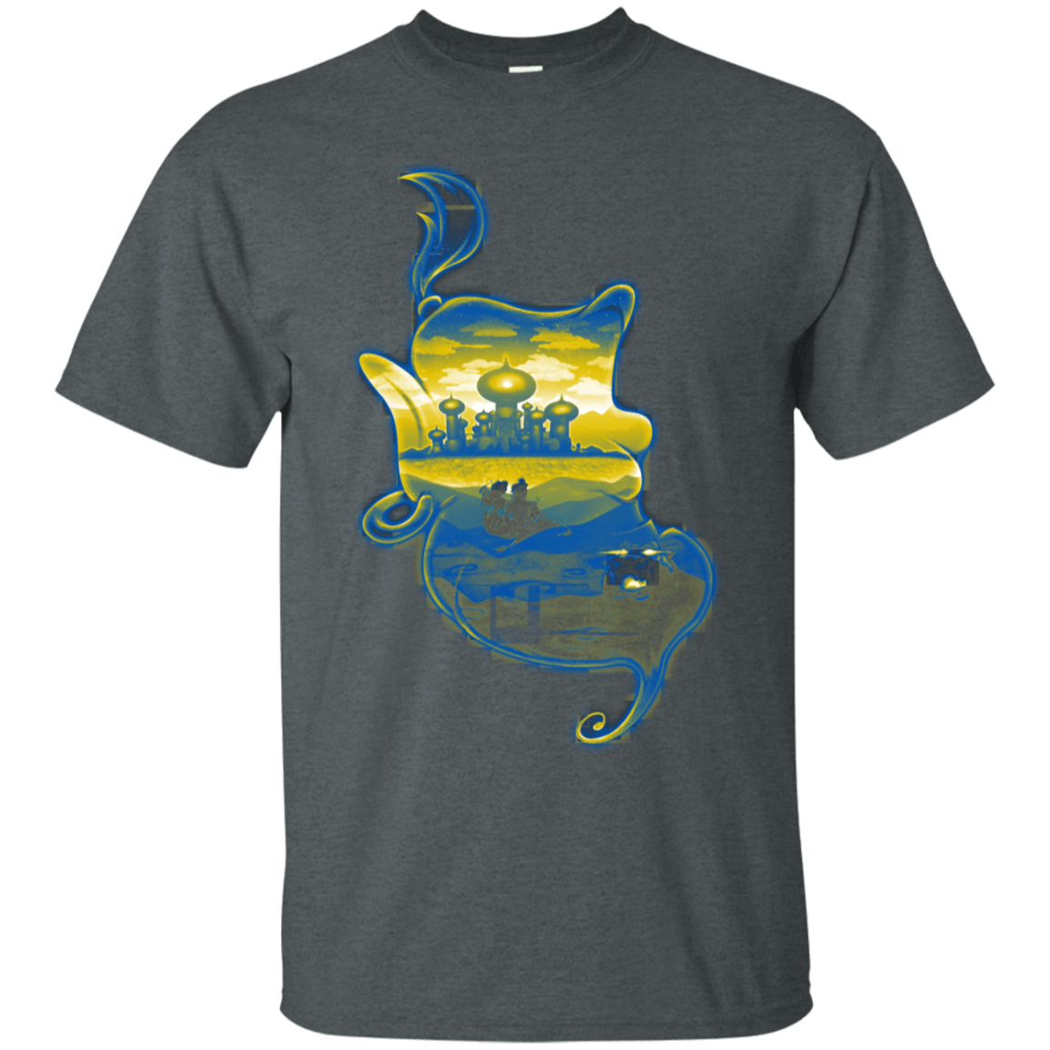 T-Shirts Dark Heather / S Aladdin Silhouette T-Shirt