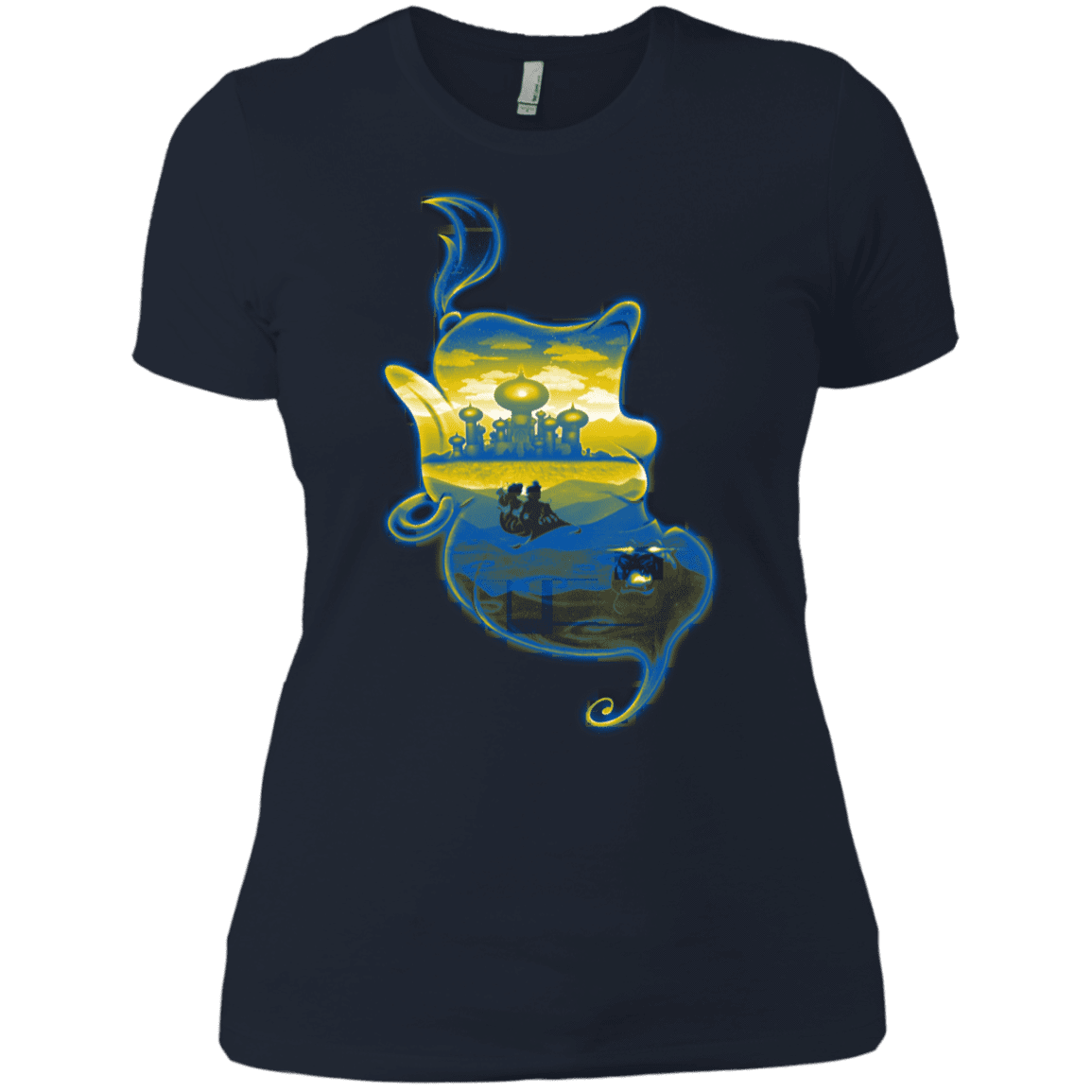 T-Shirts Midnight Navy / X-Small Aladdin Silhouette Women's Premium T-Shirt