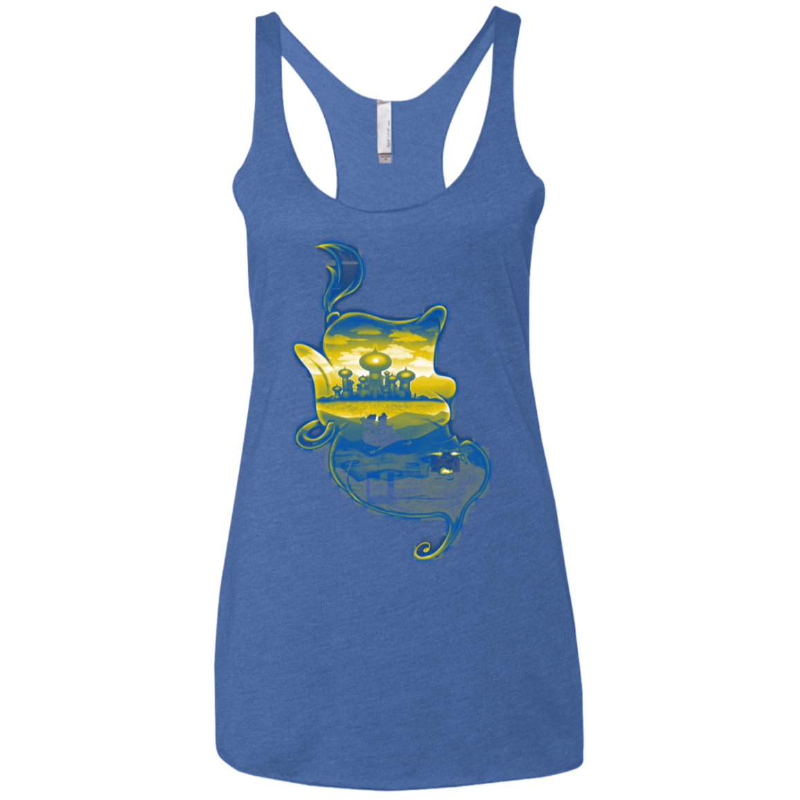 T-Shirts Vintage Royal / X-Small Aladdin Silhouette Women's Triblend Racerback Tank