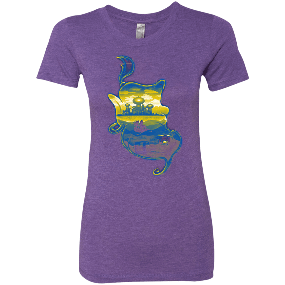 T-Shirts Purple Rush / S Aladdin Silhouette Women's Triblend T-Shirt