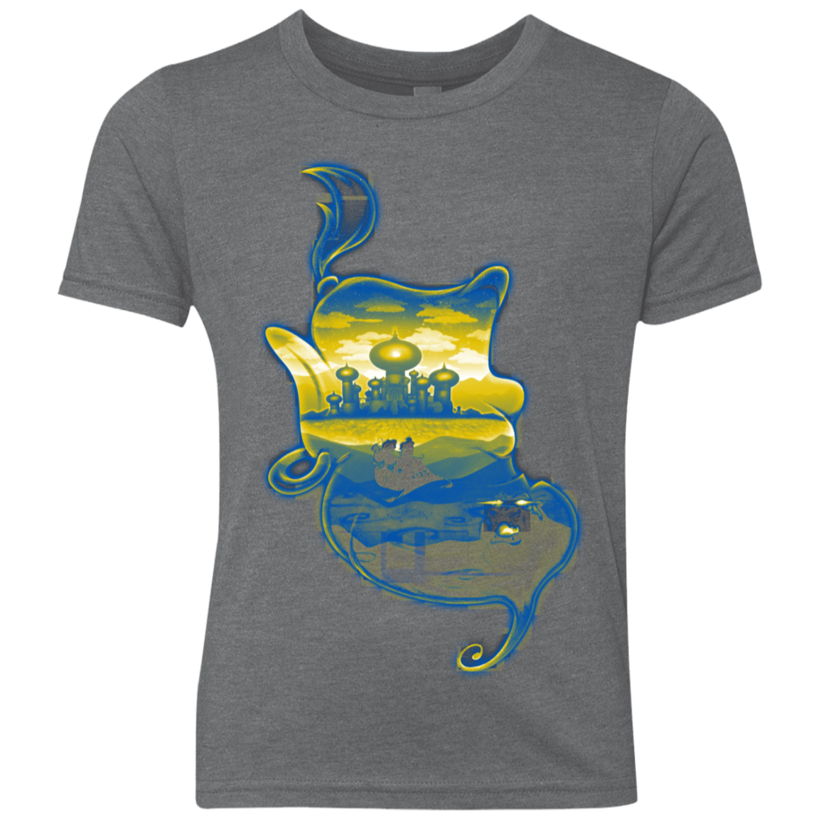T-Shirts Premium Heather / YXS Aladdin Silhouette Youth Triblend T-Shirt