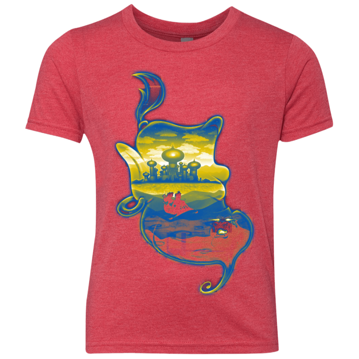 T-Shirts Vintage Red / YXS Aladdin Silhouette Youth Triblend T-Shirt