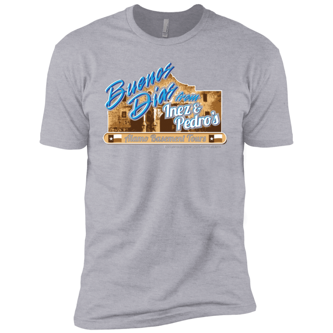 T-Shirts Heather Grey / YXS Alamo Basement Boys Premium T-Shirt
