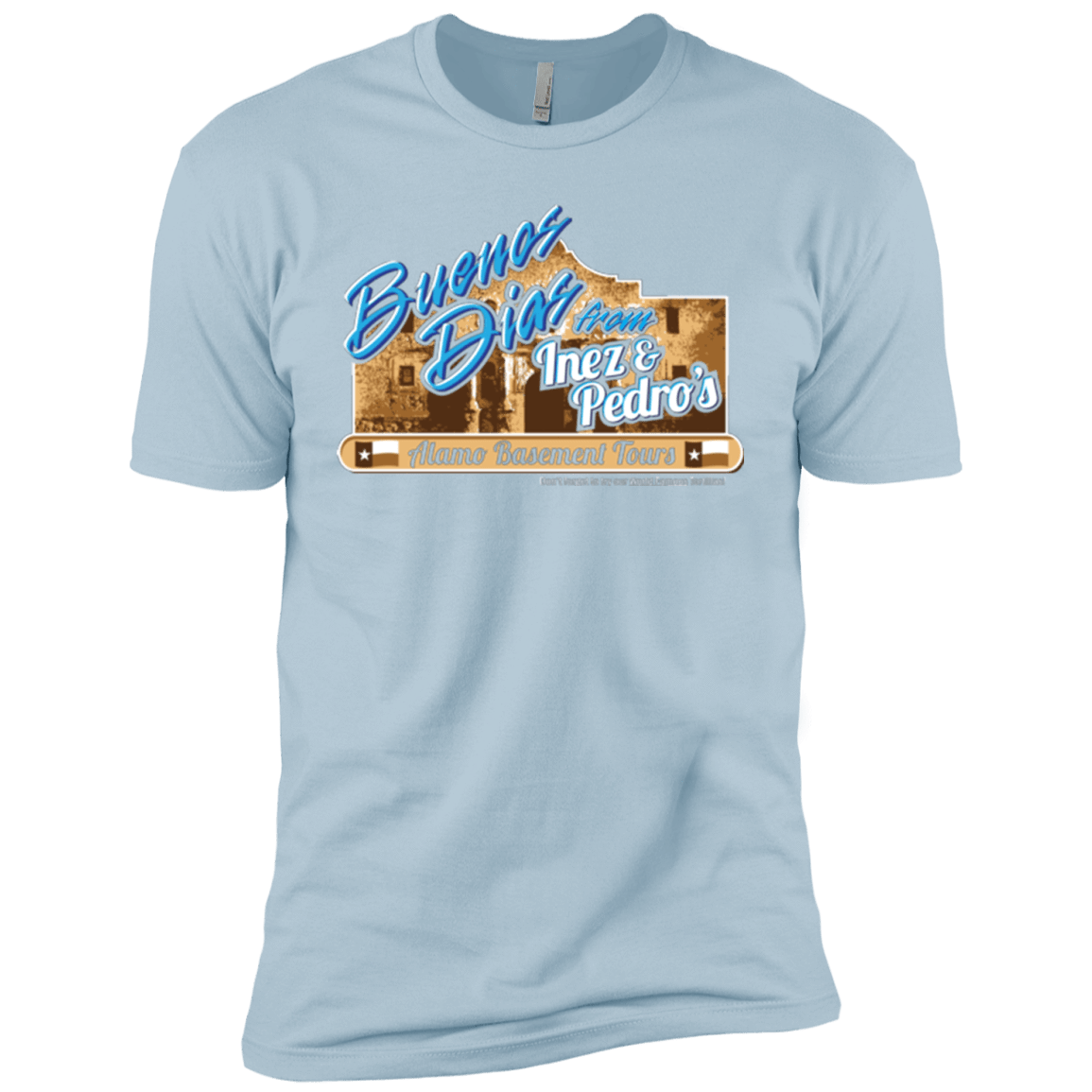 T-Shirts Light Blue / YXS Alamo Basement Boys Premium T-Shirt