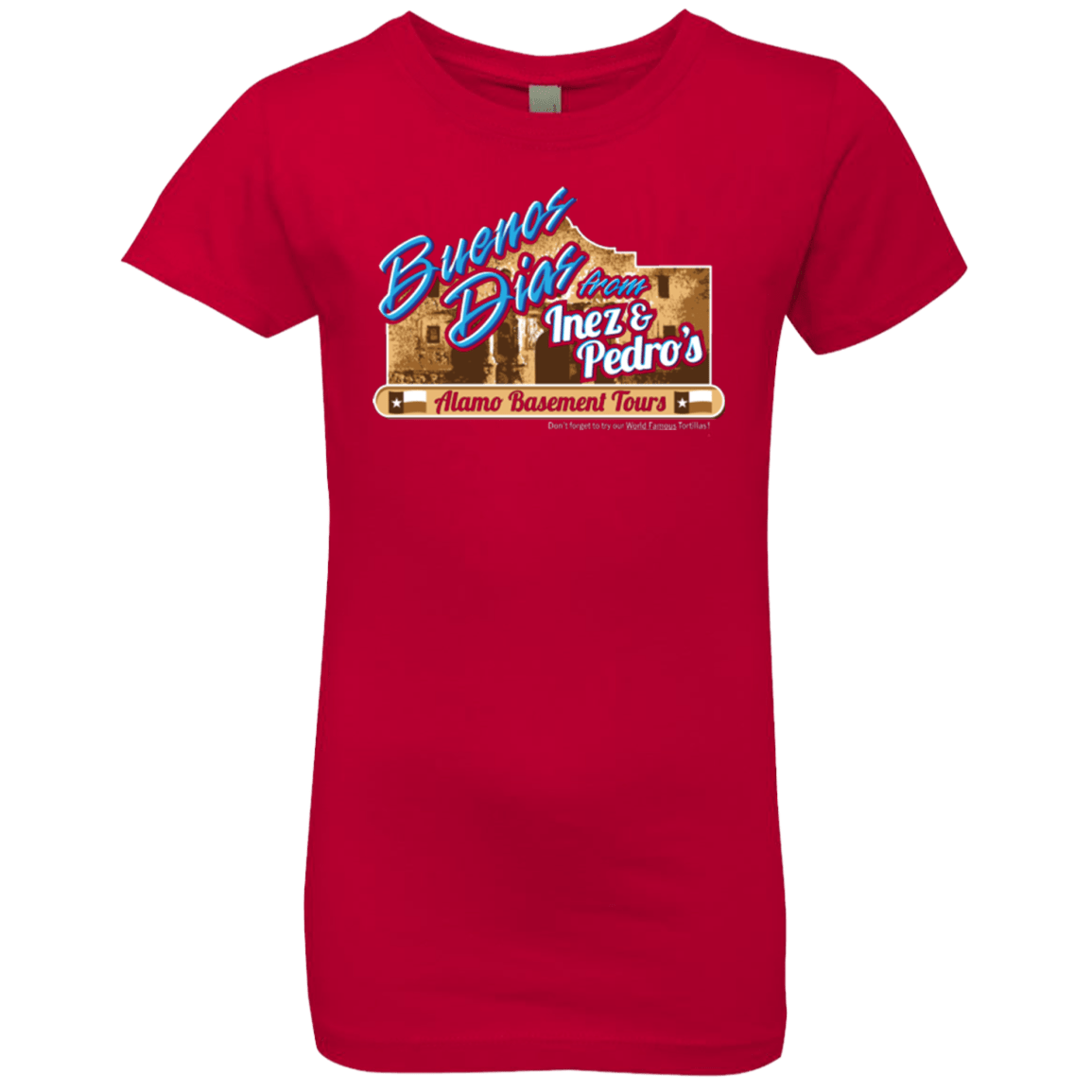 T-Shirts Red / YXS Alamo Basement Girls Premium T-Shirt