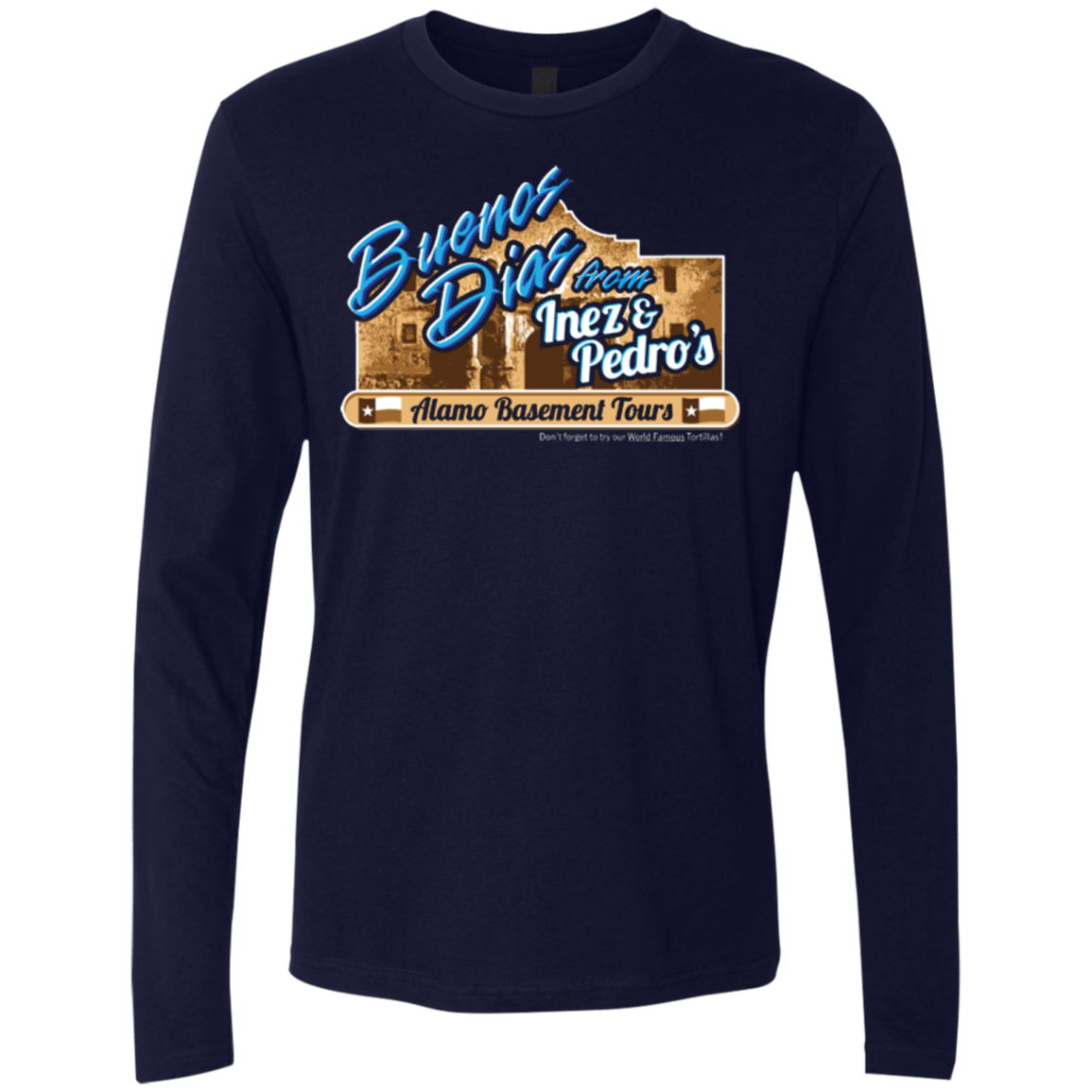 T-Shirts Midnight Navy / Small Alamo Basement Men's Premium Long Sleeve
