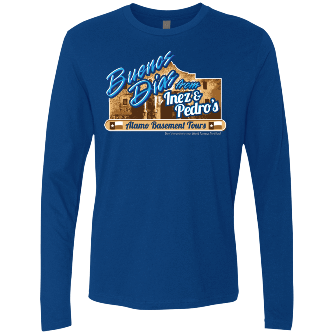 T-Shirts Royal / Small Alamo Basement Men's Premium Long Sleeve