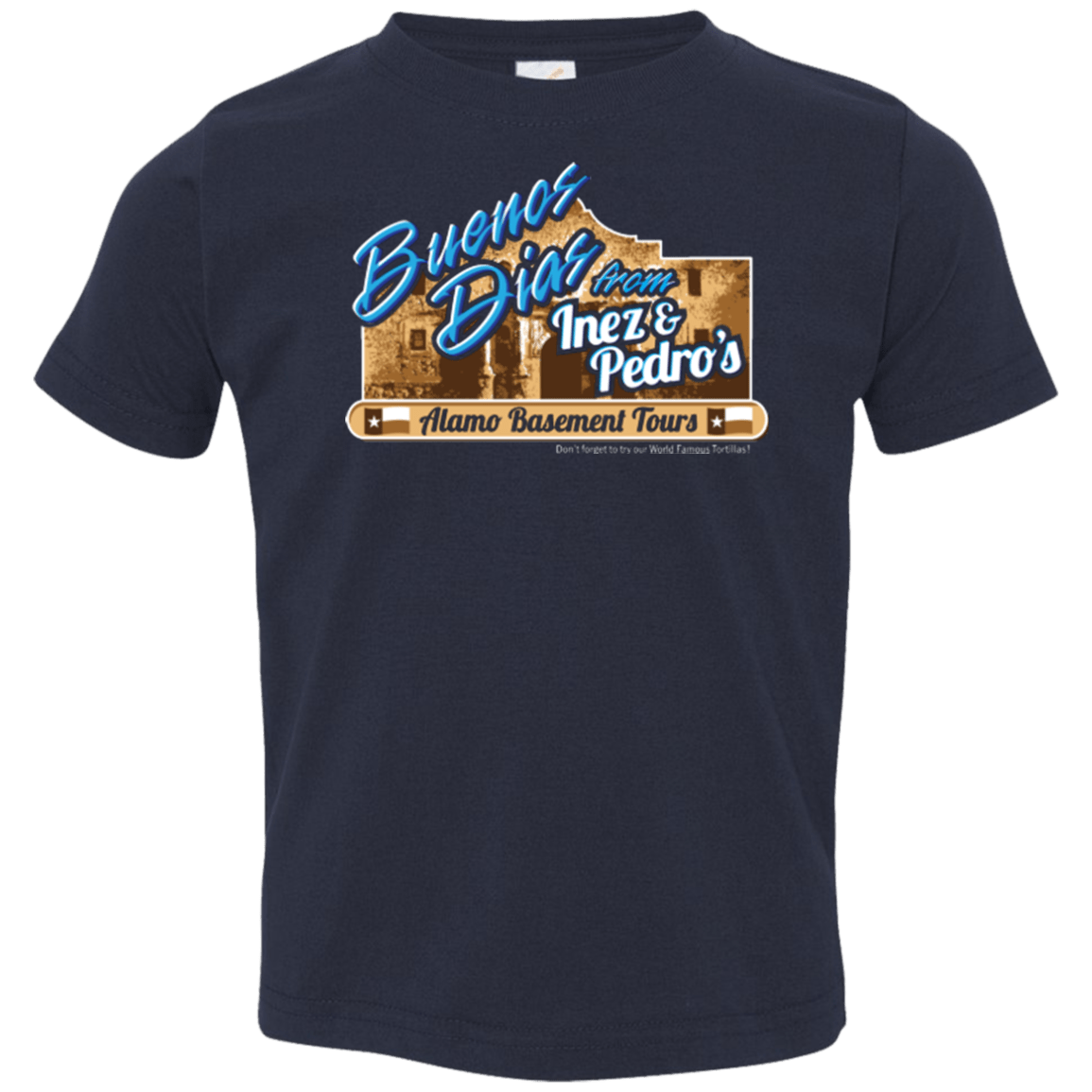 T-Shirts Navy / 2T Alamo Basement Toddler Premium T-Shirt