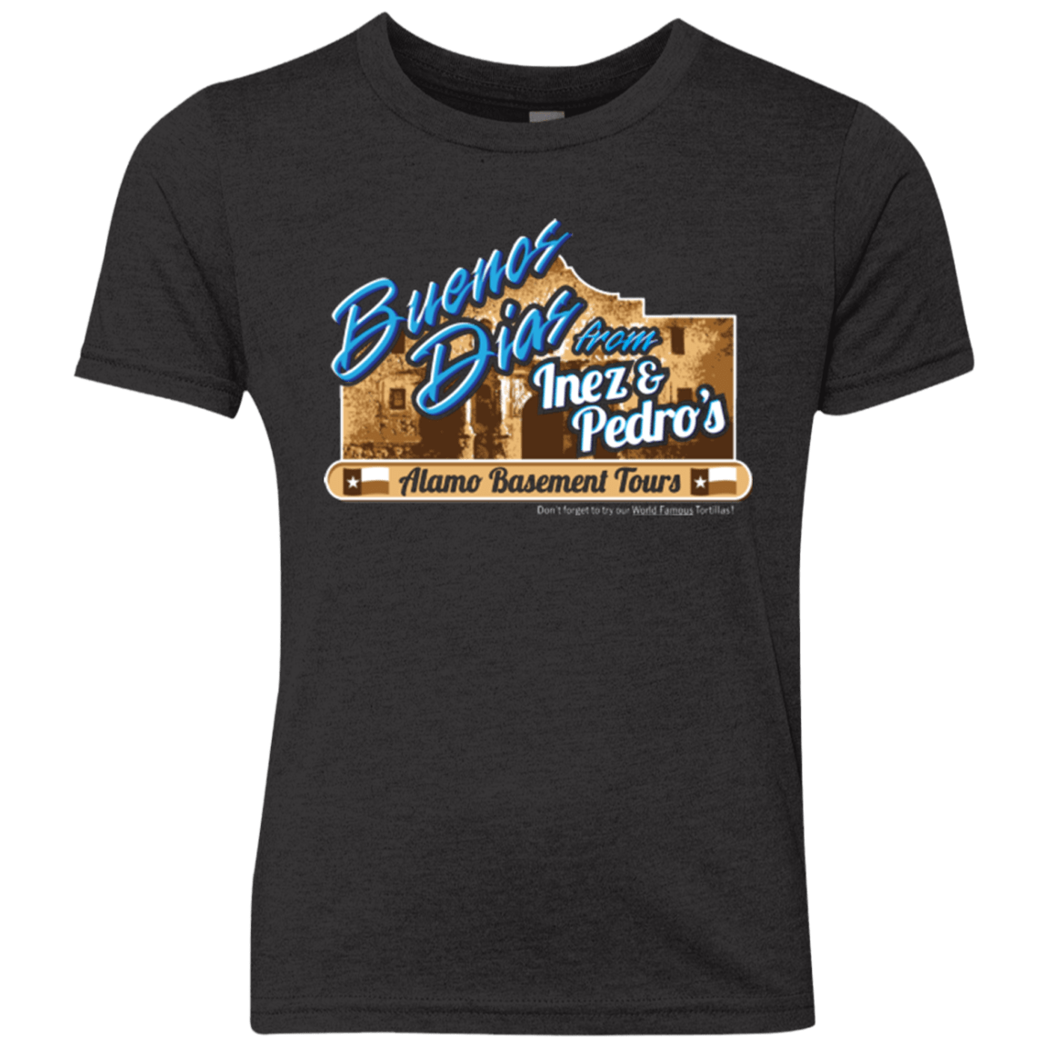 T-Shirts Vintage Black / YXS Alamo Basement Youth Triblend T-Shirt