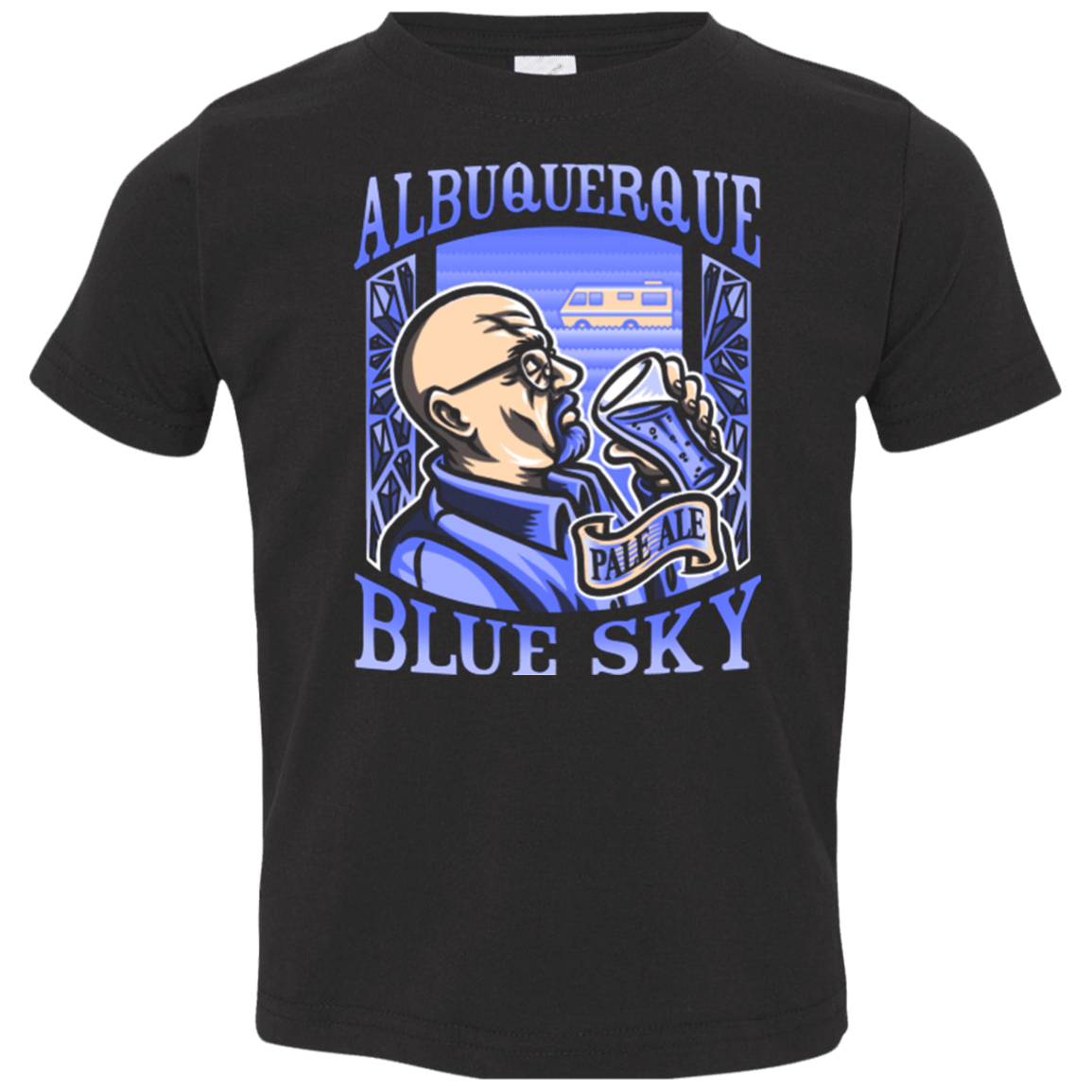 T-Shirts Black / 2T Albuquerque Blue Sky Toddler Premium T-Shirt
